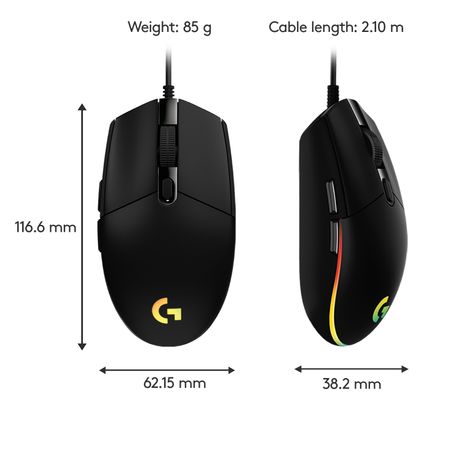 RATON GAMING LOGITECH G203 LIGHTSYNC - NEGRO - Imagen 9 de 11 RATON GAMING LOGITECH G203 LIGHTSYNC - NEGRO - Imagen 9 de 11