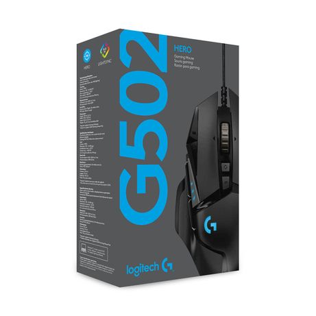 RATON GAMING LOGITECH G502 HERO | HIGH PERFORMANCE | 16000DPI - Imagen 10 de 21 RATON GAMING LOGITECH G502 HERO | HIGH PERFORMANCE | 16000DPI - Imagen 10 de 21