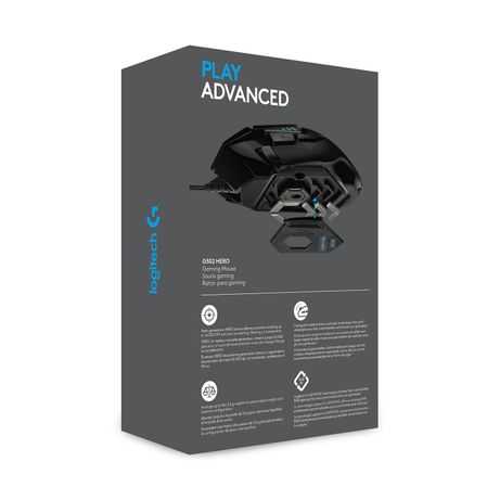 RATON GAMING LOGITECH G502 HERO | HIGH PERFORMANCE | 16000DPI - Imagen 12 de 21 RATON GAMING LOGITECH G502 HERO | HIGH PERFORMANCE | 16000DPI - Imagen 12 de 21