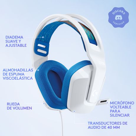 AURICULARES GAMING LOGITECH G335 - BLANCO - Imagen 17 de 22 AURICULARES GAMING LOGITECH G335 - BLANCO - Imagen 17 de 22