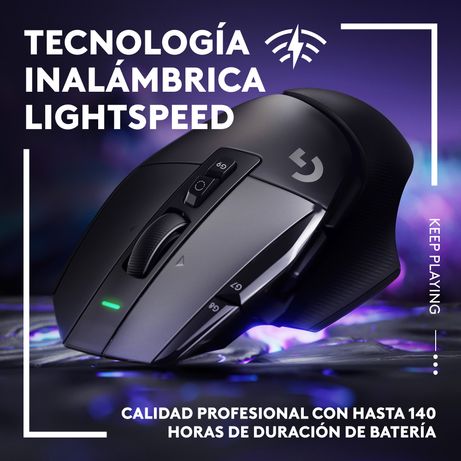RATON INALAMBRICO GAMING LOGITECH G G502 X LIGHTSPEED - NEGRO - Imagen 4 de 7 RATON INALAMBRICO GAMING LOGITECH G G502 X LIGHTSPEED - NEGRO - Imagen 4 de 7