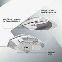 Miniatura 6 de RATON GAMING LOGITECH G502 X - BLANCO