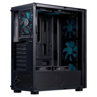 Miniatura 5 de CAJA SEMITORRE HIDITEC V20 NEGRA S/F VENTANA CRISTAL TEMPLADO USB3.0 ARGB