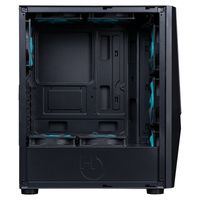 Miniatura 6 de CAJA SEMITORRE HIDITEC V20 NEGRA S/F VENTANA CRISTAL TEMPLADO USB3.0 ARGB