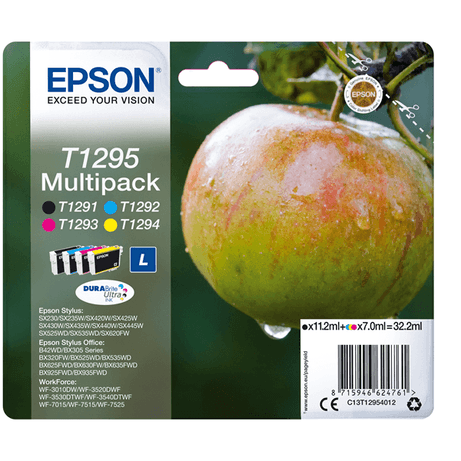 CARTUCHO EPSON MULTIPACK 4 COLORES T1295 C13T12954022 - Imagen 1 de 3 CARTUCHO EPSON MULTIPACK 4 COLORES T1295 C13T12954022 - Imagen 1 de 3