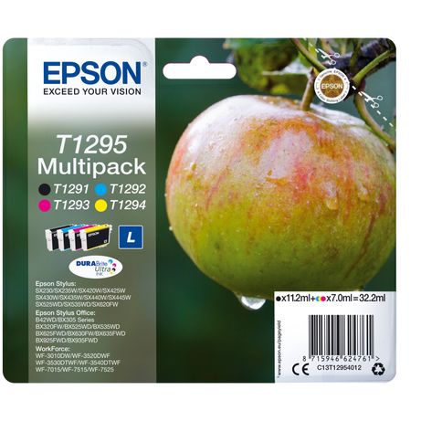 CARTUCHO EPSON MULTIPACK 4 COLORES T1295 C13T12954022 - Imagen 2 de 3 CARTUCHO EPSON MULTIPACK 4 COLORES T1295 C13T12954022 - Imagen 2 de 3