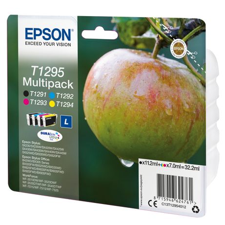 CARTUCHO EPSON MULTIPACK 4 COLORES T1295 C13T12954022 - Imagen 3 de 3 CARTUCHO EPSON MULTIPACK 4 COLORES T1295 C13T12954022 - Imagen 3 de 3