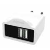 Miniatura 2 de CARGADOR DE PARED APPROX 2USB 1A CON SOPORTE BLANCO