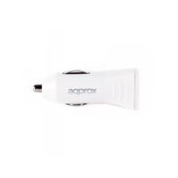 Miniatura 3 de CARGADOR COCHE APPROX 2 USB 3.1A APPUSBCAR31W BLANCO