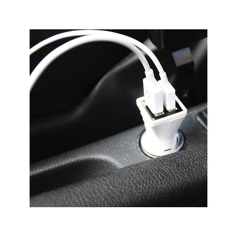 CARGADOR COCHE APPROX 2 USB 3.1A APPUSBCAR31W BLANCO - Imagen 6 de 7 CARGADOR COCHE APPROX 2 USB 3.1A APPUSBCAR31W BLANCO - Imagen 6 de 7