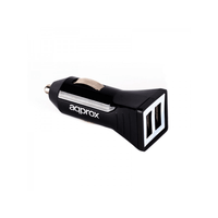 Miniatura 1 de CARGADOR COCHE APPROX 2 USB 2.4A APPUSBCAR21B NEGRO