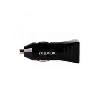 Miniatura 3 de CARGADOR COCHE APPROX 2 USB 2.4A APPUSBCAR21B NEGRO