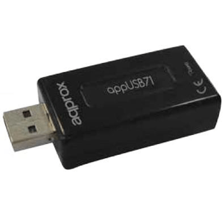TARJETA DE SONIDO APPROX APPUSB71 7.1 USB - Imagen 1 de 2 TARJETA DE SONIDO APPROX APPUSB71 7.1 USB - Imagen 1 de 2