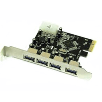 Miniatura 1 de TARJETA PCI EXPRESS 4 PUERTOS USB 3.0 APPROX APPPCIE4P