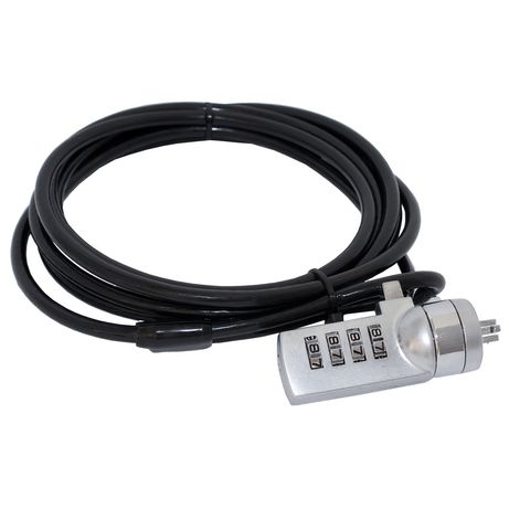 CABLE SEGURIDAD APPROX NOTEBOOK BLOQUEO NUMERICO 4 DIGITOS - Imagen 2 de 2 CABLE SEGURIDAD APPROX NOTEBOOK BLOQUEO NUMERICO 4 DIGITOS - Imagen 2 de 2