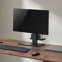 Miniatura 7 de AISENS Soporte De Mesa Eco Giratorio E Inclinable Para Monitor/tv Y Mini Pc 8kg De 17-32, Negro
