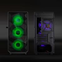 Miniatura 4 de TOOQ  Caja Minitorre Gaming SEIZURE Negra RGB Negro