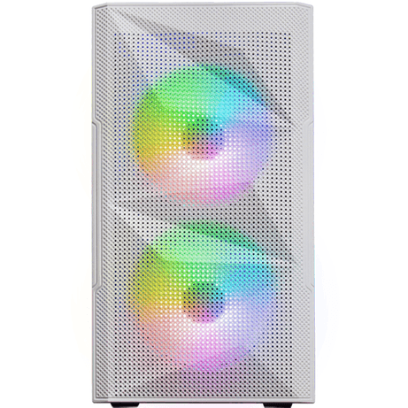 CAJA COMPACTA MICROATX MARS GAMING MC-ME WHITE FRONTAL MESH CON 2 VENTILADORES FRGB 120mm LATERAL DE CRISTAL TEMPLADO SIN FUENTE DE ALIMENTACION - Imagen 1 de 2 CAJA COMPACTA MICROATX MARS GAMING MC-ME WHITE FRONTAL MESH CON 2 VENTILADORES FRGB 120mm LATERAL DE CRISTAL TEMPLADO SIN FUENTE DE ALIMENTACION - Imagen 1 de 2