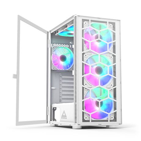 Caja MONTECH X3 GLASS RGB Blanco - Imagen 7 de 9 Caja MONTECH X3 GLASS RGB Blanco - Imagen 7 de 9