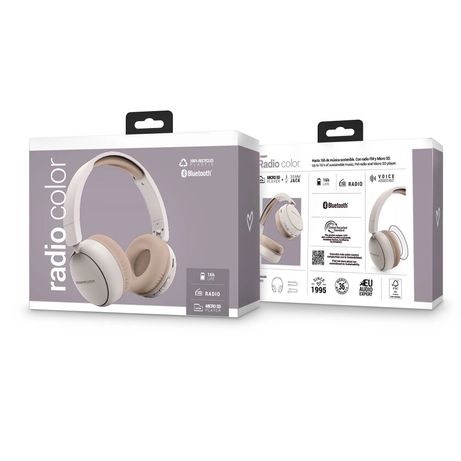 AURICULARES INALAMBRICOS ENERGY SISTEM RADIO COLOR CREAM - Imagen 6 de 6 AURICULARES INALAMBRICOS ENERGY SISTEM RADIO COLOR CREAM - Imagen 6 de 6