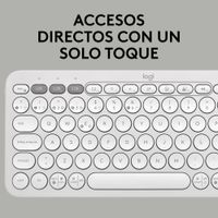 Miniatura 5 de Pebble Keys 2 K380s TONAL WHITE ES