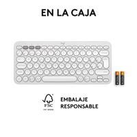 Miniatura 8 de Pebble Keys 2 K380s TONAL WHITE ES