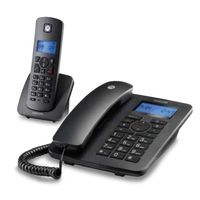 Miniatura 2 de MOTOROLA C4201 Telefono Combo Fijo + DECT Negro