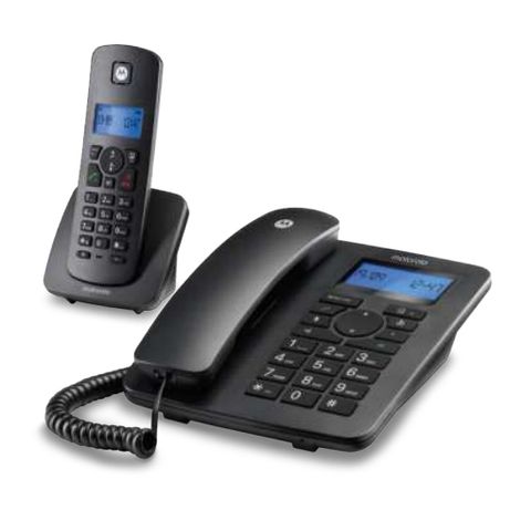 MOTOROLA C4201 Telefono Combo Fijo + DECT Negro - Imagen 2 de 2 MOTOROLA C4201 Telefono Combo Fijo + DECT Negro - Imagen 2 de 2