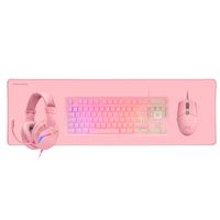 Miniatura 3 de PACK TECLADO MOUSE HEADSET Y ALFOMBRILLA MARS GAMING MCP-RGB3 PINK TECLADO TKL H-MECH RED MOUSE RGB FLOW 3200DPI HEADSET FRGB ANC ALFOMBRILLA XXL