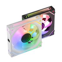 Miniatura 3 de VENTILADOR INTERNO ARG DINAMICO MARS GAMING MF-LINKFINITY WHITE MODULARES PWM 120mm 360º VENTILADOR Y MARCO ILUMINADO ARGB