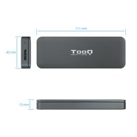Miniatura 4 de CAJA SSD TOOQ M.2 TQE-2281G USB3.0 GEN1 NGFF USB GRIS
