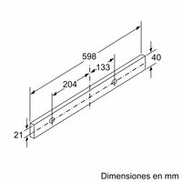 Miniatura 9 de CAMPANA TELESCOPICA BALAY 3BT264MX ANCHO 60 CM INOX