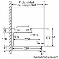 Miniatura 11 de CAMPANA TELESCOPICA BALAY 3BT264MX ANCHO 60 CM INOX