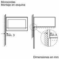 Miniatura 6 de HORNO MICROONDAS INTEGRABLE BALAY 3CG5175N2 20 LITROS CON GRILL NEGRO
