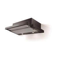 Miniatura 2 de CAMPANA TELESCOPICA MEPAMSA SUPERLINE GLASS 60 NEGRA ANCHO 60 CM NEGRA