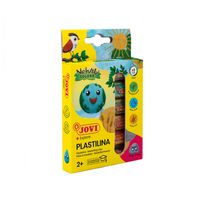 Miniatura 2 de ESTUCHE PLASTILINA 6 BARRAS DE 15GR COLORES SURTIDOS GAMA NATURE JOVI 90/6N