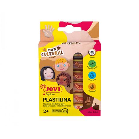 ESTUCHE PLASTILINA 6 BARRAS DE 15GR COLORES SURTIDOS GAMA MULTICULTURAL JOVI 90/6M - Imagen 3 de 7 ESTUCHE PLASTILINA 6 BARRAS DE 15GR COLORES SURTIDOS GAMA MULTICULTURAL JOVI 90/6M - Imagen 3 de 7