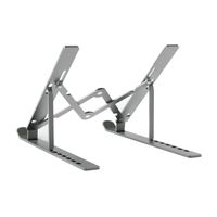 Miniatura 3 de AISENS Soporte de Sobremesa Ajustable para Portatil / Tablet, Gris