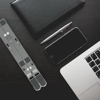 Miniatura 7 de AISENS Soporte de Sobremesa Ajustable para Portatil / Tablet, Gris