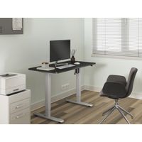 Miniatura 8 de MESA ELECTRICA ERGONOMICA ALTURA REGULABLE  TABLERO NEGRO 120X60  COLOR ESTRUCTURA GRIS CONTROL TACTIL ALTURA DESDE 68CM-118CM