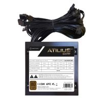 Miniatura 4 de Fuente Alimentación 500W UNYKA  ATX Atilius 2.0 Black 500W 80+ Bronze 80 PLUS Bronze Non-Modular Negro