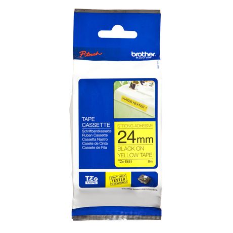 TZE-S651 LAMINATED TAPE 24MM 8M - Imagen 2 de 2 TZE-S651 LAMINATED TAPE 24MM 8M - Imagen 2 de 2