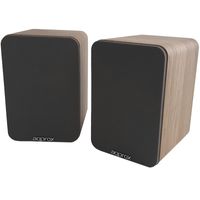Miniatura 2 de ALTAVOCES 2.0 BLUETOOTH AUTOAMPLIFICADOS APPROX APPSPK02WD 30W POR CANAL BT5.0 RCA OPTICAL COAXIAL USB  INCLUYE SOPORTE PARED  COLOR MADERA