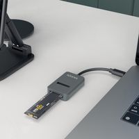 Miniatura 6 de Aisens USB-C Dock M.2 Sata/Nvme-Usb3.1 Gen2 Gris