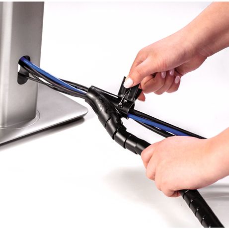 ORGANIZADOR CABLES ZIP 2M NEGRO FELLOWES 99439 - Imagen 4 de 6 ORGANIZADOR CABLES ZIP 2M NEGRO FELLOWES 99439 - Imagen 4 de 6
