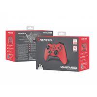 Miniatura 16 de GAMEPAD GENESIS MANGAN 400 WIRELESS (FOR PC/SWITCH/MOBILE) ROJO