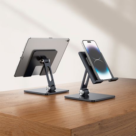 AISENS Soporte de Sobremesa Tamaño XXL Ajustable (2 Pivotes) para Movil / Tablet, Gris - Imagen 6 de 7 AISENS Soporte de Sobremesa Tamaño XXL Ajustable (2 Pivotes) para Movil / Tablet, Gris - Imagen 6 de 7