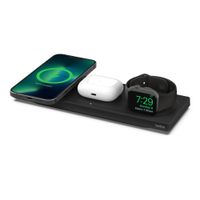 Miniatura 3 de BASE DE CARGA INALAMBRICA BELKIN WIZ016VFBK MAGSAFE 3 EN 1 APPLE IPHONE AIRPODS WATCH NEGRO