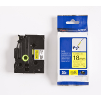 Miniatura 1 de Tape/18mm black on yellow f P-Touch