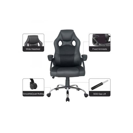 SILLA DE OFICINA ERGONOMICA EQUIP COLOR NEGRO RECUBRIMIENTO PU DE ALTA CALIDAD DISE??O 651016 - Imagen 8 de 10 SILLA DE OFICINA ERGONOMICA EQUIP COLOR NEGRO RECUBRIMIENTO PU DE ALTA CALIDAD DISE??O 651016 - Imagen 8 de 10